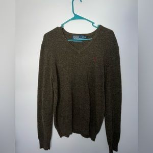 Ralph Lauren - V Neck Sweater - Green - Size Medium